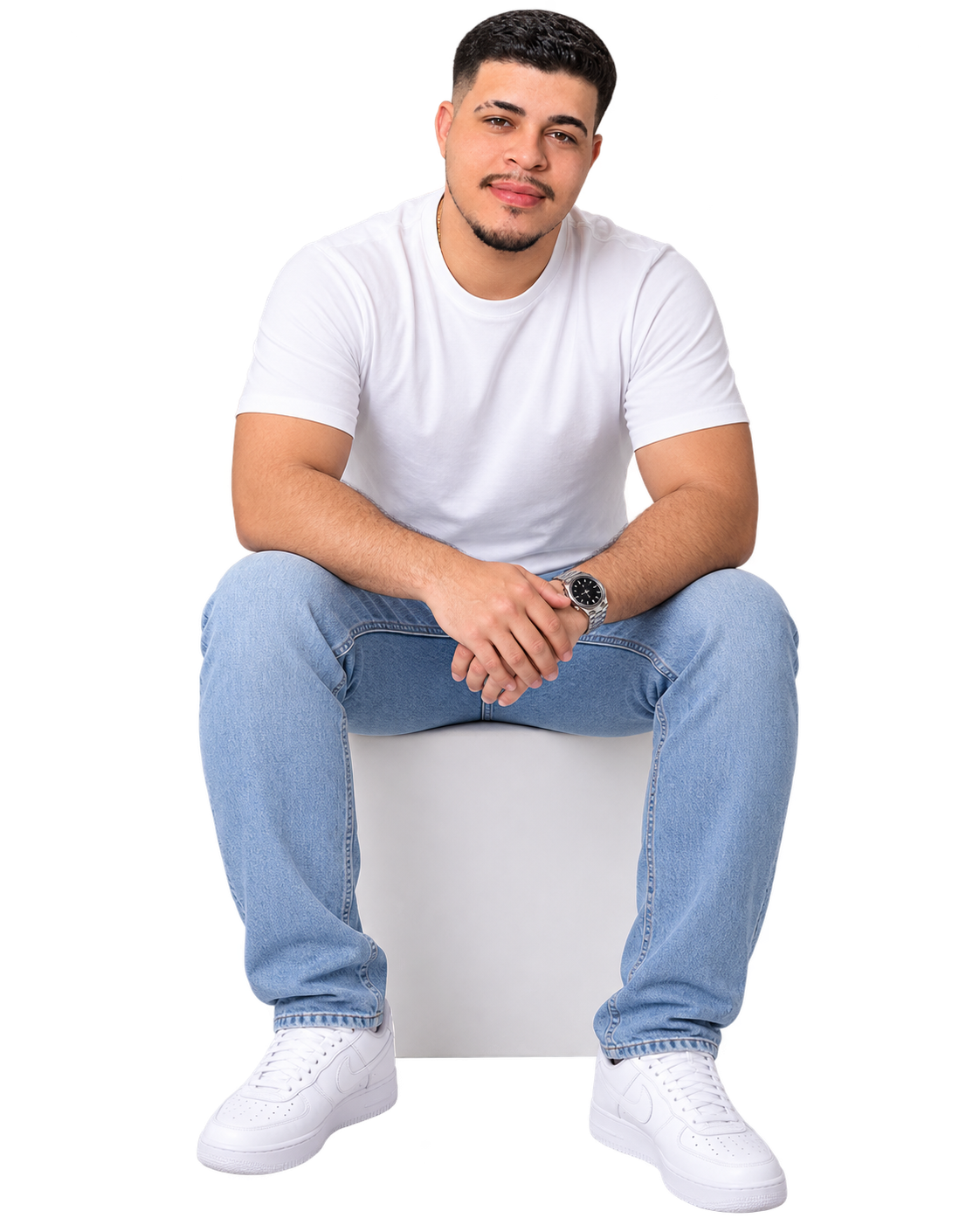 Gustavo no estúdio